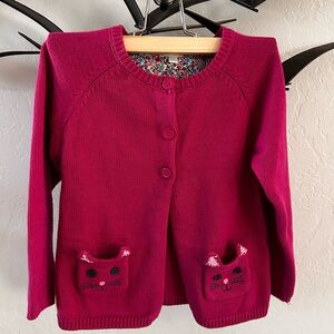 Kids Cat Cardigan
